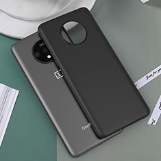 Custodia Ultra Sottile Trasparente Rigida Cover Opaca H01 per OnePlus 7T Nero