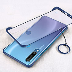 Custodia Ultra Sottile Trasparente Rigida Cover Opaca H03 per Huawei Nova 4e Blu