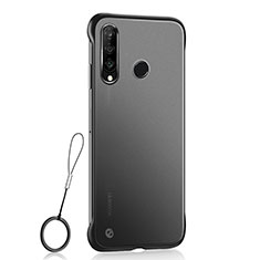 Custodia Ultra Sottile Trasparente Rigida Cover Opaca H05 per Huawei Nova 4e Nero