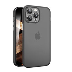 Custodia Ultra Sottile Trasparente Rigida Cover Opaca QC per Apple iPhone 14 Pro Nero