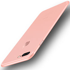 Custodia Ultra Sottile Trasparente Rigida Cover Opaca U01 per Apple iPhone 8 Plus Rosa