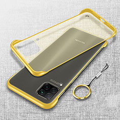 Custodia Ultra Sottile Trasparente Rigida Cover Opaca U01 per Huawei Nova 7i Giallo