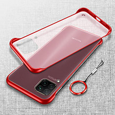 Custodia Ultra Sottile Trasparente Rigida Cover Opaca U01 per Huawei Nova 7i Rosso