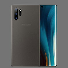 Custodia Ultra Sottile Trasparente Rigida Cover Opaca U01 per Samsung Galaxy Note 10 Plus Grigio