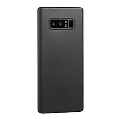 Custodia Ultra Sottile Trasparente Rigida Cover Opaca U01 per Samsung Galaxy Note 8 Nero