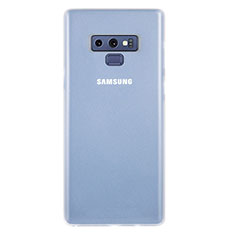Custodia Ultra Sottile Trasparente Rigida Cover Opaca U01 per Samsung Galaxy Note 9 Bianco