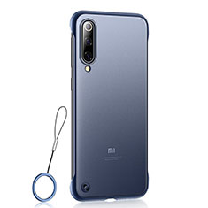 Custodia Ultra Sottile Trasparente Rigida Cover Opaca U01 per Xiaomi Mi 9 Blu