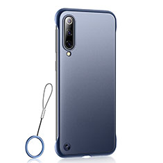 Custodia Ultra Sottile Trasparente Rigida Cover Opaca U01 per Xiaomi Mi A3 Blu