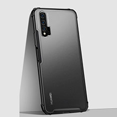 Custodia Ultra Sottile Trasparente Rigida Cover Opaca U02 per Huawei Nova 6 5G Nero