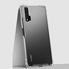 Custodia Ultra Sottile Trasparente Rigida Cover Opaca U02 per Huawei Nova 6 Chiaro