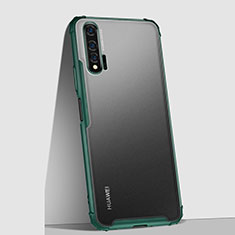 Custodia Ultra Sottile Trasparente Rigida Cover Opaca U02 per Huawei Nova 6 Verde