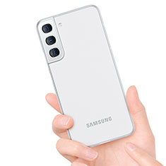 Custodia Ultra Sottile Trasparente Rigida Cover Opaca U02 per Samsung Galaxy S24 Plus 5G Bianco