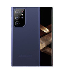 Custodia Ultra Sottile Trasparente Rigida Cover Opaca U03 per Samsung Galaxy S24 Ultra 5G Blu