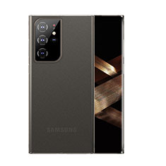 Custodia Ultra Sottile Trasparente Rigida Cover Opaca U03 per Samsung Galaxy S24 Ultra 5G Grigio