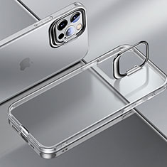 Custodia Ultra Sottile Trasparente Rigida Cover Opaca U08 per Apple iPhone 14 Pro Bianco
