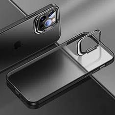 Custodia Ultra Sottile Trasparente Rigida Cover Opaca U08 per Apple iPhone 14 Pro Max Nero