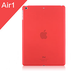 Custodia Ultra Sottile Trasparente Rigida Opaca per Apple iPad Air Rosso
