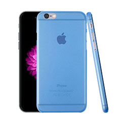 Custodia Ultra Sottile Trasparente Rigida Opaca per Apple iPhone 6 Blu