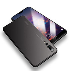 Custodia Ultra Sottile Trasparente Rigida Opaca per Huawei P20 Pro Nero