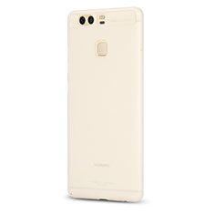 Custodia Ultra Sottile Trasparente Rigida Opaca per Huawei P9 Bianco