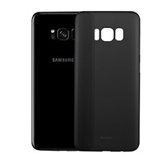 Custodia Ultra Sottile Trasparente Rigida Opaca T01 per Samsung Galaxy S8 Plus Nero