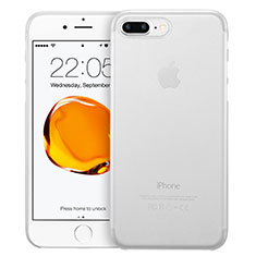 Custodia Ultra Sottile Trasparente Rigida Opaca W01 per Apple iPhone 7 Plus Bianco