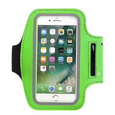 Fascia da Braccio Armband Corsa Sportiva Universale B02 per Oppo A8 Verde