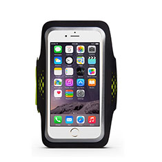 Fascia da Braccio Custodia Armband Corsa Sportiva Universale B20 per Apple iPhone 12 Pro Verde