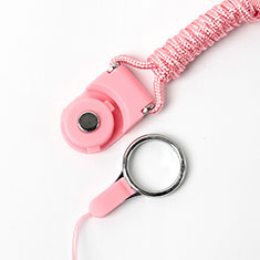 Laccetto da Collo Cordino da Polso per Sony Xperia 8 Rosa