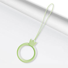 Laccetto da Polso Cordino da Polso Cinghia Cordino Mano con Anello R07 per Apple iPhone X Verde