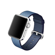 Milanese Cinturino Braccialetto Acciaio per Apple iWatch 2 42mm Blu