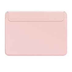 Morbido Pelle Custodia Marsupio Tasca L01 per Apple MacBook 12 pollici Rosa