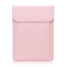 Morbido Pelle Custodia Marsupio Tasca L01 per Huawei Honor MagicBook 15 Rosa