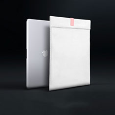 Morbido Pelle Custodia Marsupio Tasca L03 per Apple MacBook Pro 13 pollici (2020) Bianco
