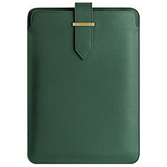 Morbido Pelle Custodia Marsupio Tasca L04 per Apple MacBook Air 13.3 pollici (2018) Verde