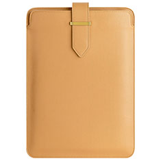 Morbido Pelle Custodia Marsupio Tasca L04 per Apple MacBook Pro 13 pollici Marrone