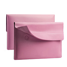 Morbido Pelle Custodia Marsupio Tasca L11 per Apple MacBook 12 pollici Rosa
