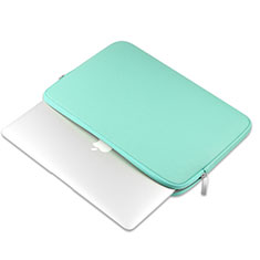Morbido Pelle Custodia Marsupio Tasca L16 per Apple MacBook Air 13.3 pollici (2018) Verde