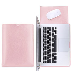 Morbido Pelle Custodia Marsupio Tasca L17 per Apple MacBook 12 pollici Rosa