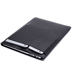 Morbido Pelle Custodia Marsupio Tasca L20 per Apple MacBook Pro 13 pollici (2020) Nero