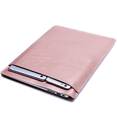 Morbido Pelle Custodia Marsupio Tasca L20 per Apple MacBook Pro 13 pollici Oro Rosa
