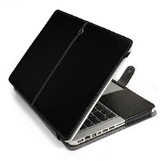 Morbido Pelle Custodia Marsupio Tasca L24 per Apple MacBook Pro 13 pollici Nero