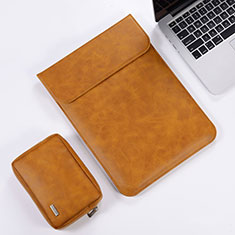 Morbido Pelle Custodia Marsupio Tasca per Apple MacBook Air 11 pollici Arancione