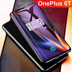 Pellicola in Vetro Temperato Protettiva Integrale Anti Blu-Ray Proteggi Schermo Film per OnePlus 6T Nero