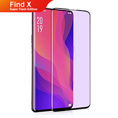 Pellicola in Vetro Temperato Protettiva Integrale Anti Blu-Ray Proteggi Schermo Film per Oppo Find X Super Flash Edition Nero