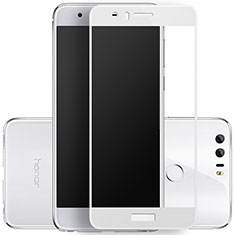 Pellicola in Vetro Temperato Protettiva Integrale Proteggi Schermo Film F02 per Huawei Honor 8 Bianco