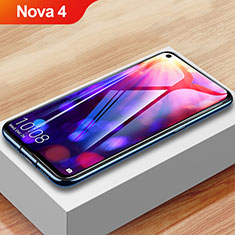 Pellicola in Vetro Temperato Protettiva Integrale Proteggi Schermo Film F02 per Huawei Nova 4 Nero