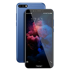 Pellicola in Vetro Temperato Protettiva Integrale Proteggi Schermo Film F02 per Huawei Y7 (2018) Nero