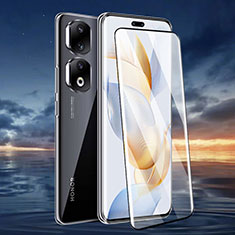 Pellicola in Vetro Temperato Protettiva Integrale Proteggi Schermo Film F03 per Huawei Honor 90 Pro 5G Nero