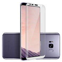 Pellicola in Vetro Temperato Protettiva Integrale Proteggi Schermo Film F06 per Samsung Galaxy S8 Plus Bianco